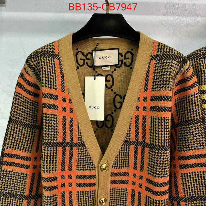 Clothing-Gucci replica for cheap ID: CB7947 $: 135USD