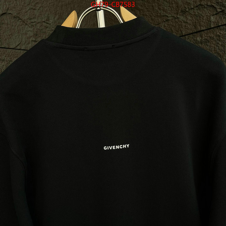 Clothing-Givenchy perfect quality designer replica ID: CB7583 $: 79USD