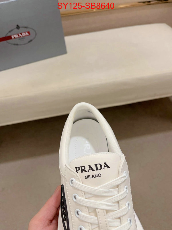 Men shoes-Prada best replica 1:1 ID: SB8640 $: 125USD