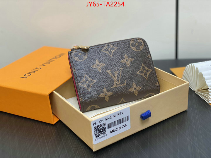 LV Bags(4A)-Wallet new designer replica ID: TA2254 $: 65USD,