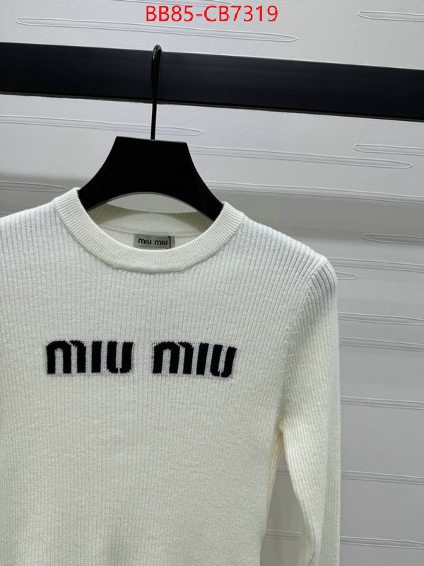 Clothing-MIU MIU where should i buy to receive ID: CB7319 $: 85USD