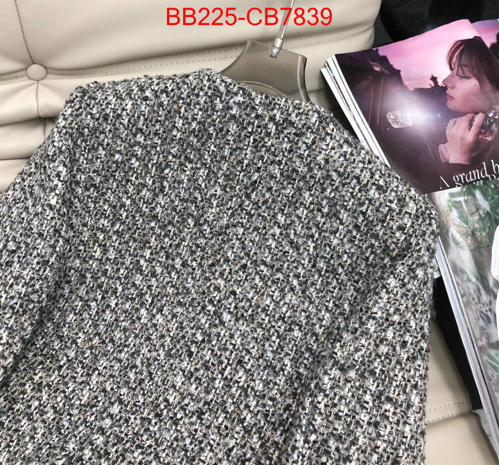 Clothing-Chanel counter quality ID: CB7839 $: 225USD