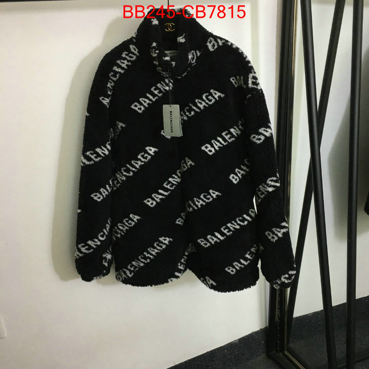 Clothing-Balenciaga cheap high quality replica ID: CB7815 $: 245USD