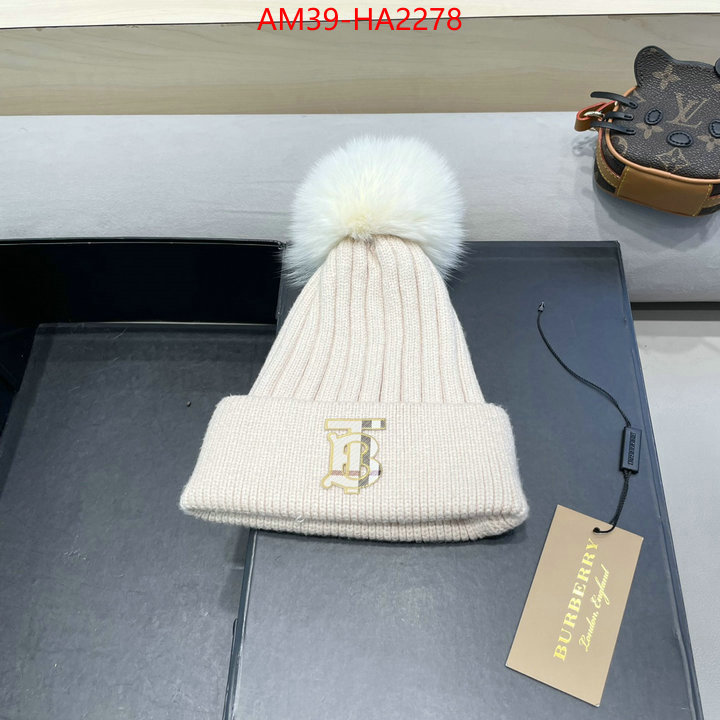 Cap(Hat)-Burberry where quality designer replica ID: HA2278 $: 39USD