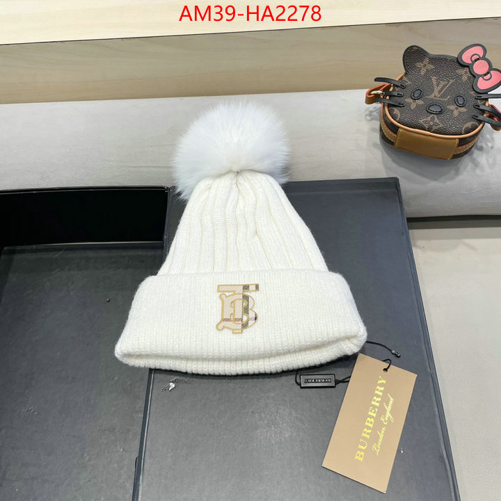 Cap(Hat)-Burberry where quality designer replica ID: HA2278 $: 39USD