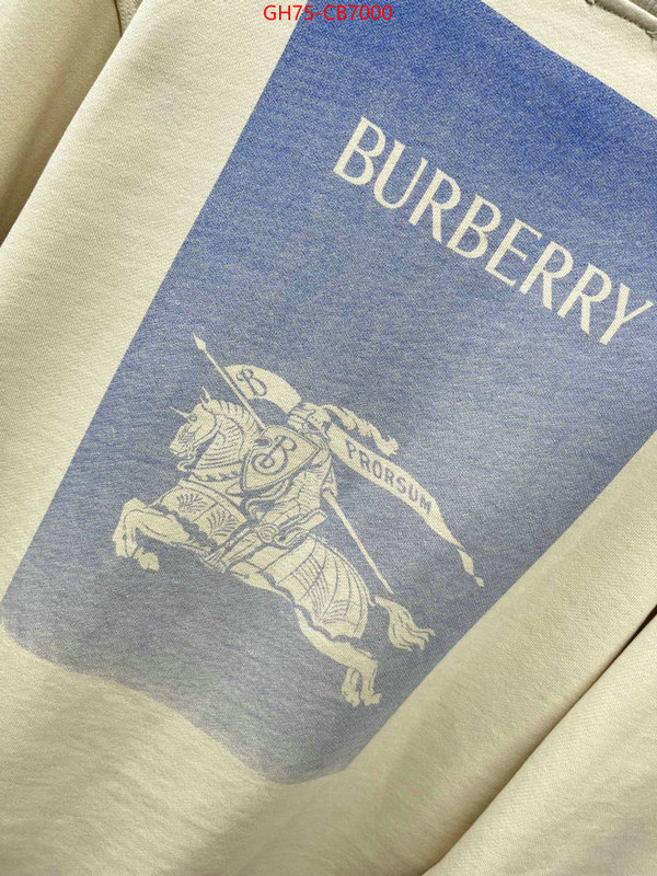 Clothing-Burberry replica online ID: CB7000 $: 75USD