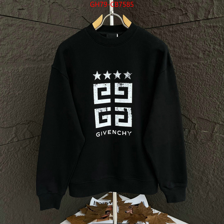 Clothing-Givenchy is it illegal to buy dupe ID: CB7585 $: 79USD