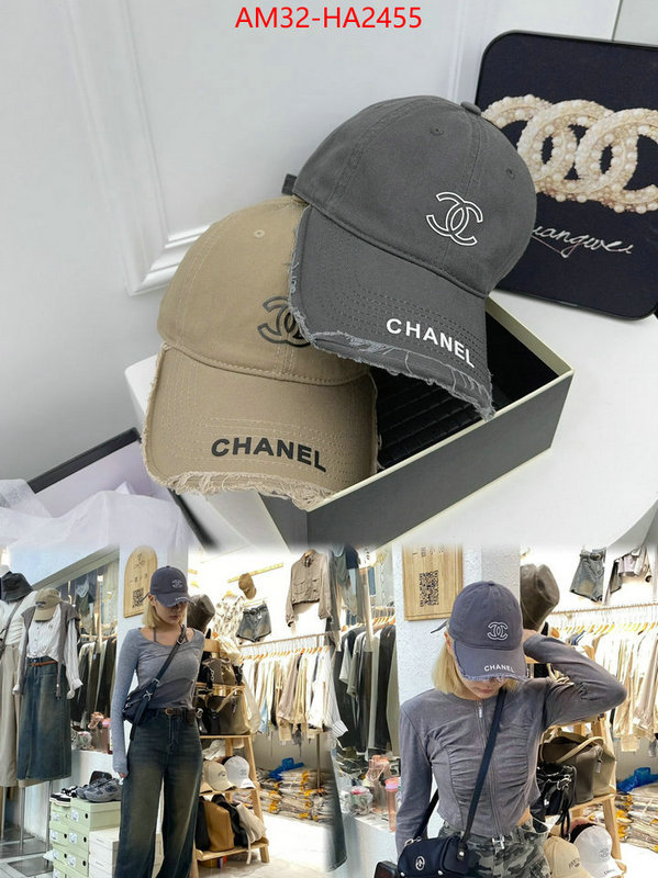 Cap (Hat)-Chanel quality aaaaa replica ID: HA2455 $: 32USD