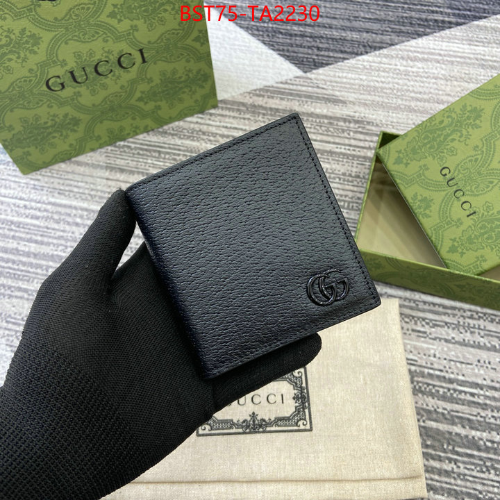 Gucci Bags(TOP)-Wallet- high quality perfect ID: TA2230 $: 75USD,