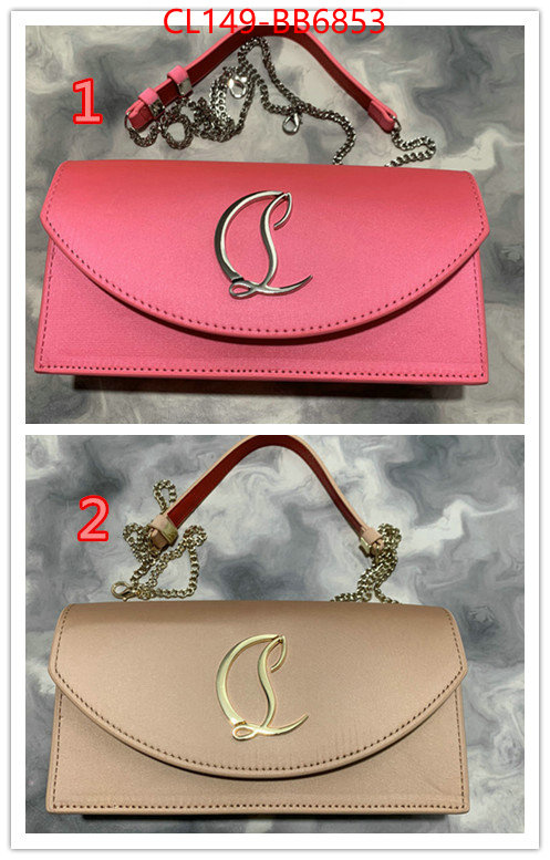 Christian Louboutin Bags(TOP)-Crossbody- practical and versatile replica designer ID: BB6853 $: 149USD,