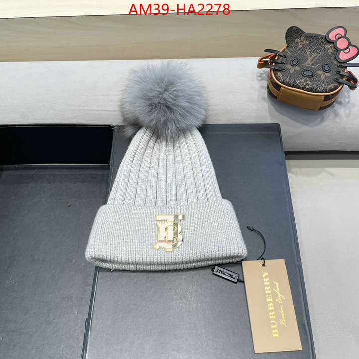 Cap(Hat)-Burberry where quality designer replica ID: HA2278 $: 39USD