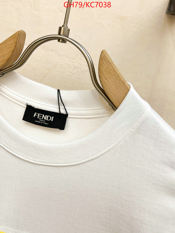 Clothing-Fendi quality aaaaa replica ID: KC7038 $: 79USD