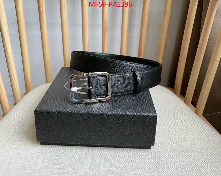 Belts-Prada luxury cheap replica ID: PA2596 $: 59USD