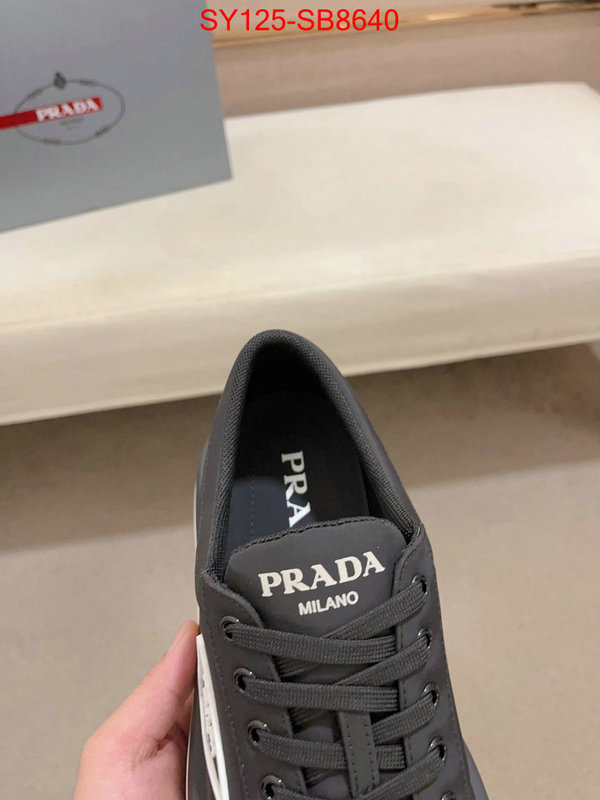 Men shoes-Prada best replica 1:1 ID: SB8640 $: 125USD