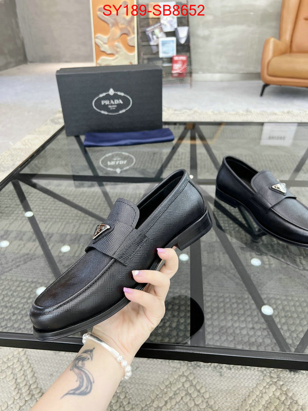 Men shoes-Prada high quality replica designer ID: SB8652 $: 189USD