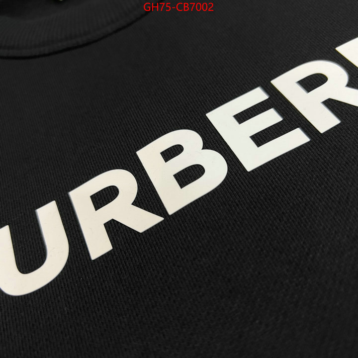 Clothing-Burberry best replica 1:1 ID: CB7002 $: 75USD