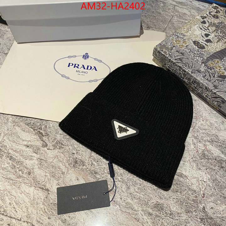 Cap (Hat)-Prada buy 2024 replica ID: HA2402 $: 32USD