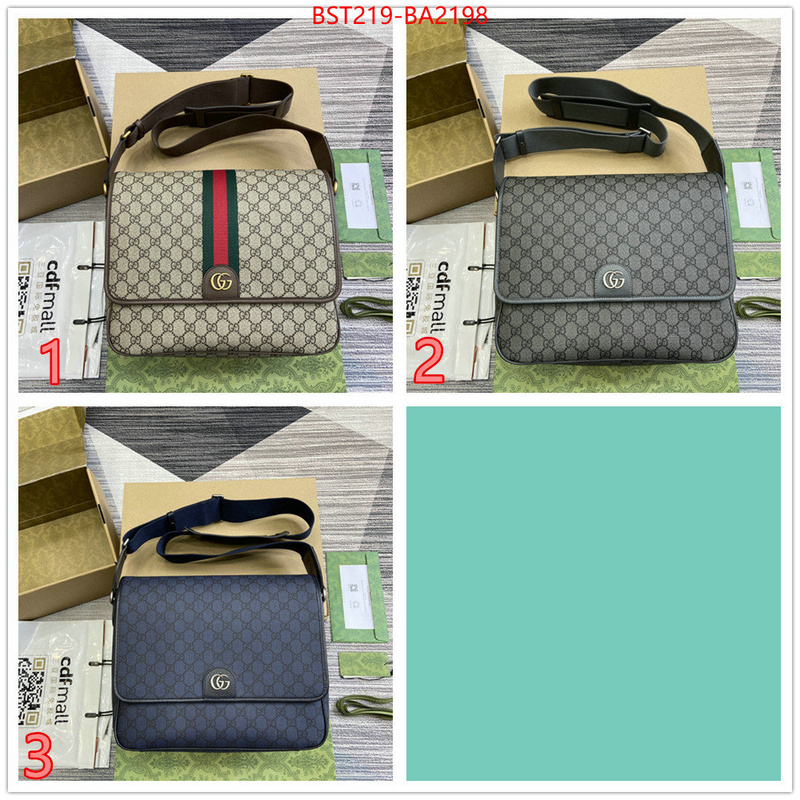 Gucci Bags(TOP)-Crossbody- found replica ID: BA2198 $: 219USD,