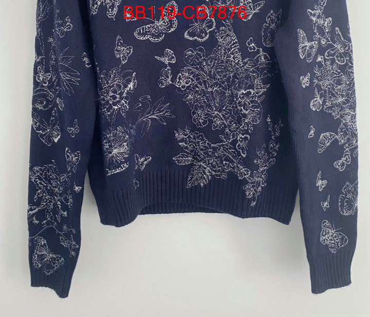 Clothing-Dior replica aaaaa+ designer ID: CB7876 $: 119USD