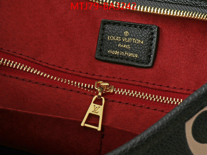 LV Bags(4A)-Handbag Collection- how can i find replica ID: BA3242 $: 79USD,