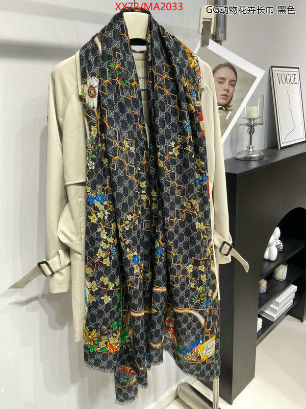 Scarf-Gucci top perfect fake ID: MA2033 $: 72USD