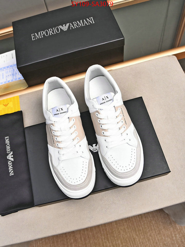 Men shoes-Armani good quality replica ID: SA3079 $: 109USD