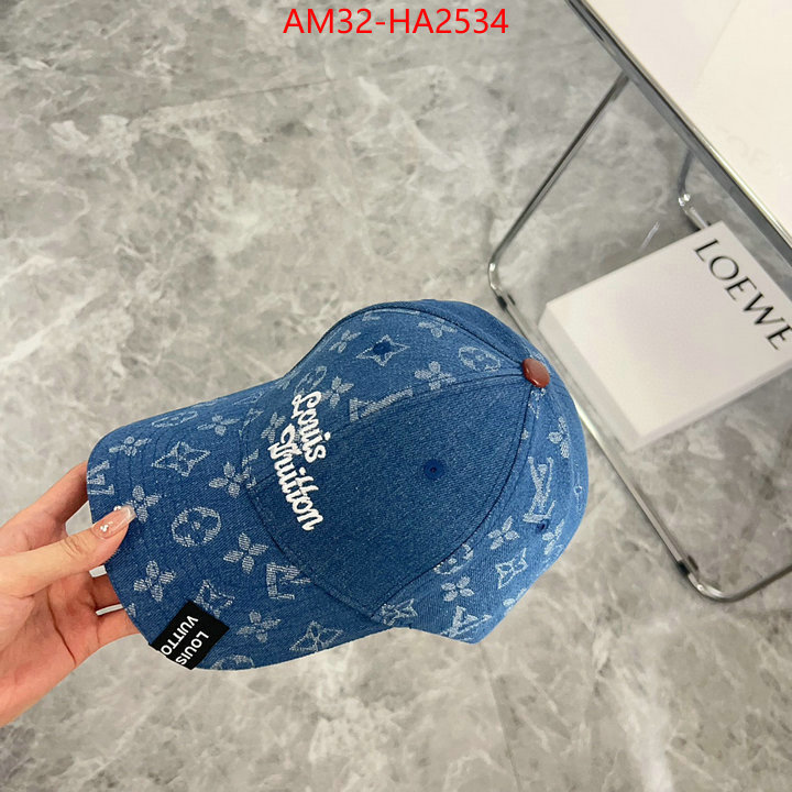 Cap(Hat)-LV high quality designer replica ID: HA2534 $: 32USD