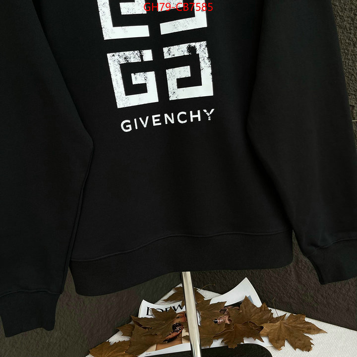 Clothing-Givenchy is it illegal to buy dupe ID: CB7585 $: 79USD