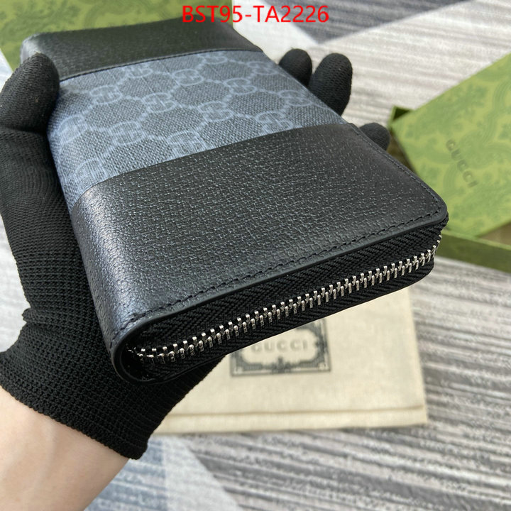 Gucci Bags(TOP)-Wallet- best quality fake ID: TA2226 $: 95USD,