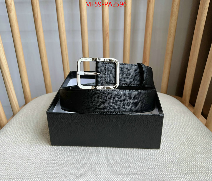 Belts-Prada luxury cheap replica ID: PA2596 $: 59USD