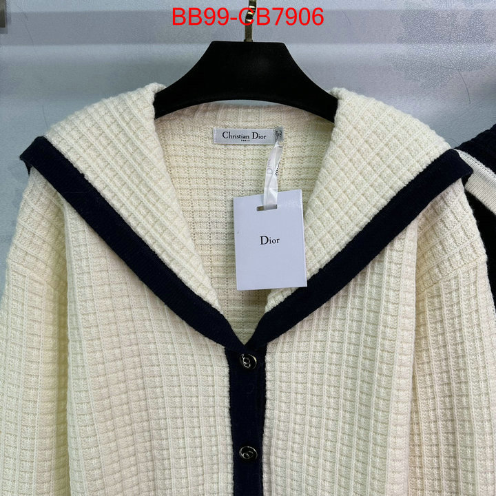 Clothing-Dior buy high-quality fake ID: CB7906 $: 99USD