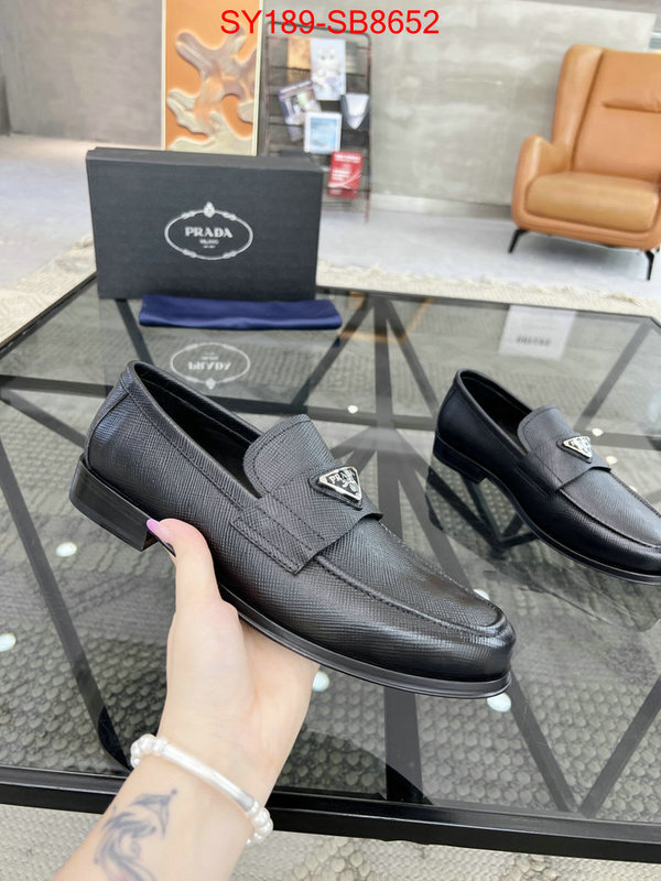 Men shoes-Prada high quality replica designer ID: SB8652 $: 189USD