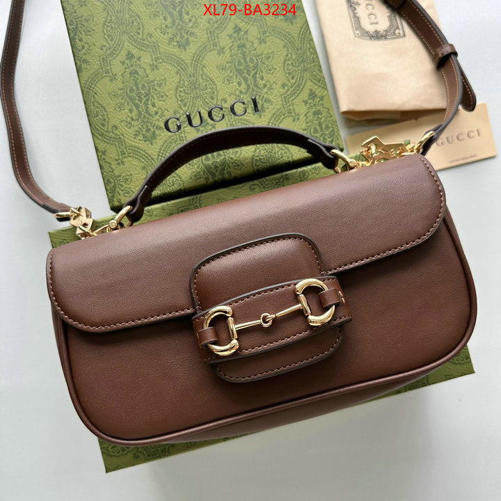 Gucci Bags(4A)-Horsebit- 2024 perfect replica designer ID: BA3234 $: 79USD,