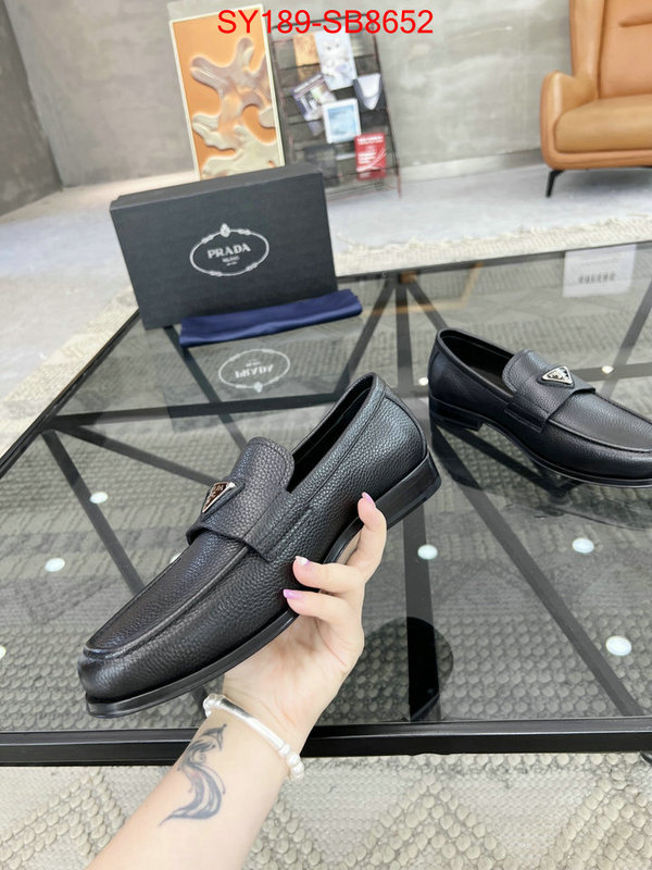 Men shoes-Prada high quality replica designer ID: SB8652 $: 189USD