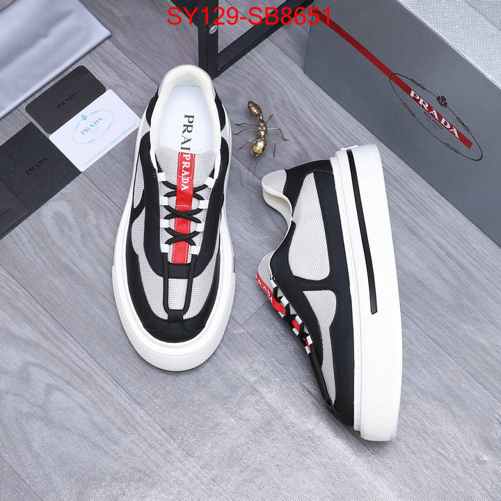 Men shoes-Prada replica aaaaa+ designer ID: SB8651 $: 129USD