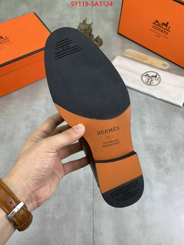 Men Shoes-Hermes designer fake ID: SA3124 $: 119USD