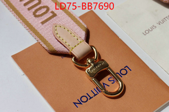 LV Bags(TOP)-Shoulder Strap- replica sale online ID: BB7690 $: 75USD,