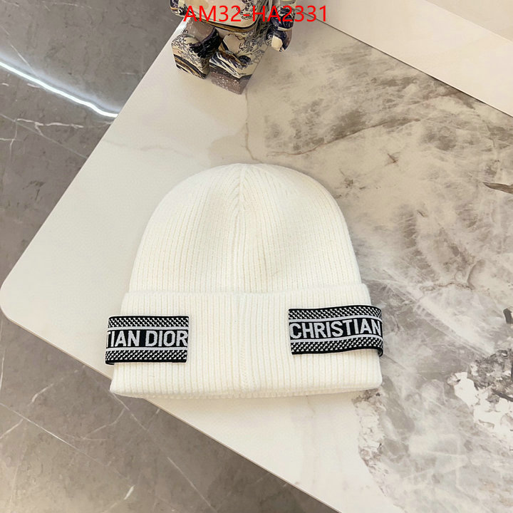 Cap (Hat)-Dior brand designer replica ID: HA2331 $: 32USD