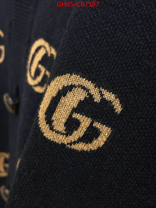 Clothing-Gucci what's the best to buy replica ID: CB7597 $: 85USD