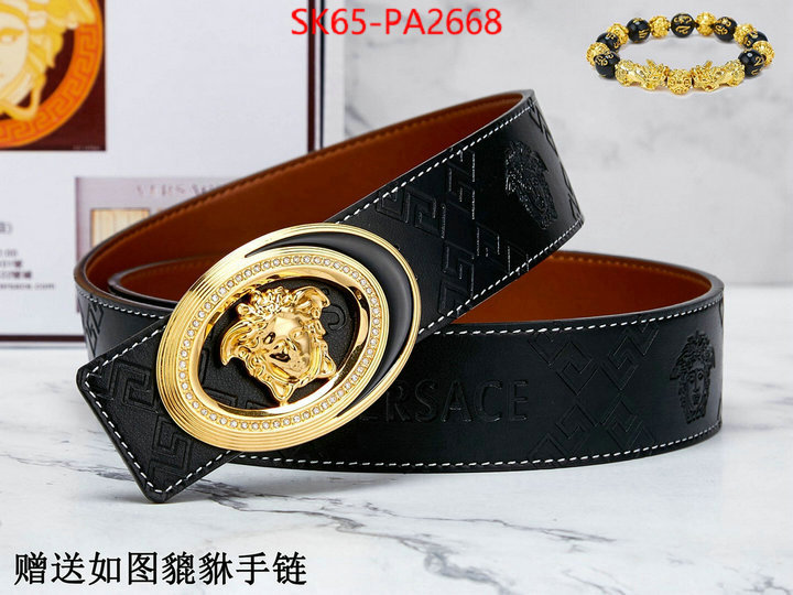 Belts-Versace designer 1:1 replica ID: PA2668 $: 65USD