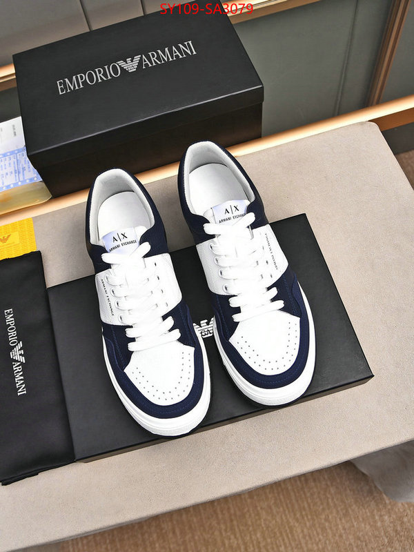 Men shoes-Armani good quality replica ID: SA3079 $: 109USD