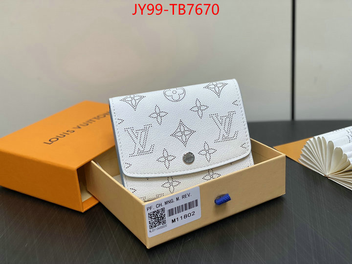 LV Bags(TOP)-Wallet fake high quality ID: TB7670 $: 99USD,