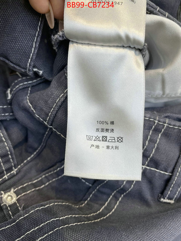 Clothing-Dior 2024 replica wholesale cheap sales online ID: CB7234 $: 99USD