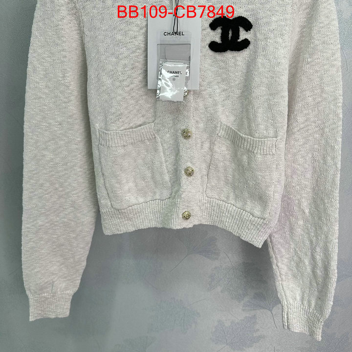 Clothing-Chanel outlet 1:1 replica ID: CB7849 $: 109USD