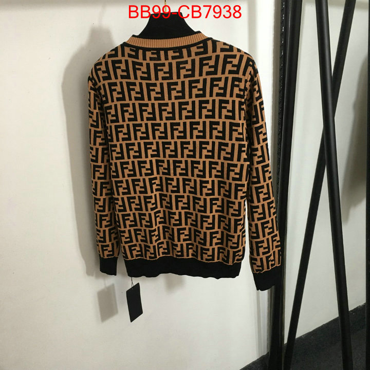 Clothing-Fendi fake aaaaa ID: CB7938 $: 99USD