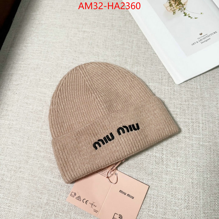 Cap(Hat)-Miu Miu replica 2024 perfect luxury ID: HA2360 $: 32USD