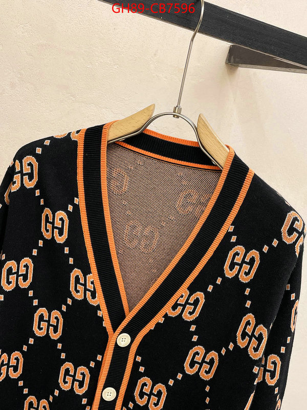 Clothing-Gucci can you buy knockoff ID: CB7596 $: 89USD