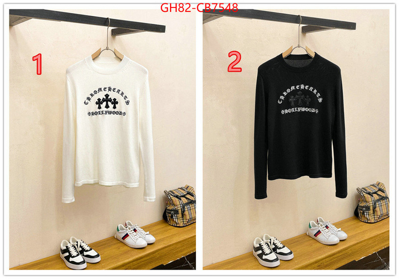 Clothing-Chrome Hearts highest product quality ID: CB7548 $: 82USD