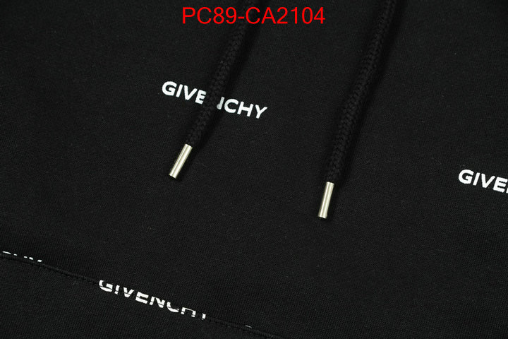 Clothing-Givenchy luxury cheap ID: CA2104 $: 89USD