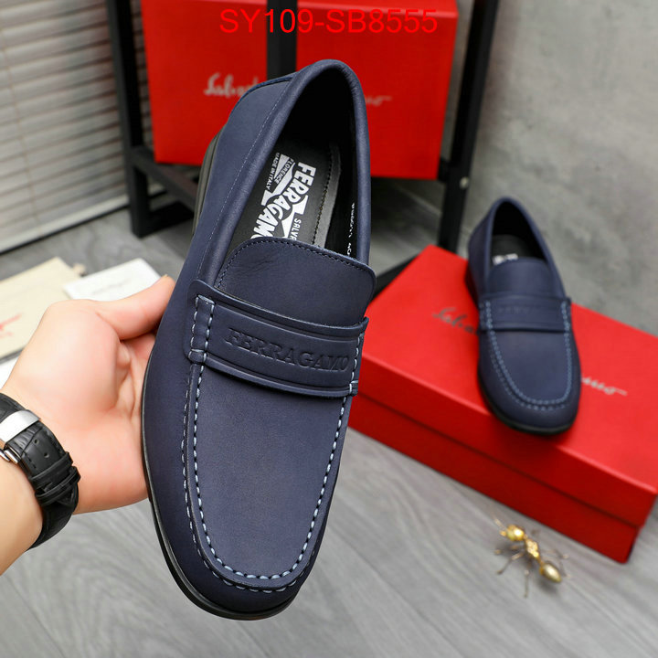 Men shoes-Ferragamo 1:1 replica wholesale ID: SB8555 $: 109USD